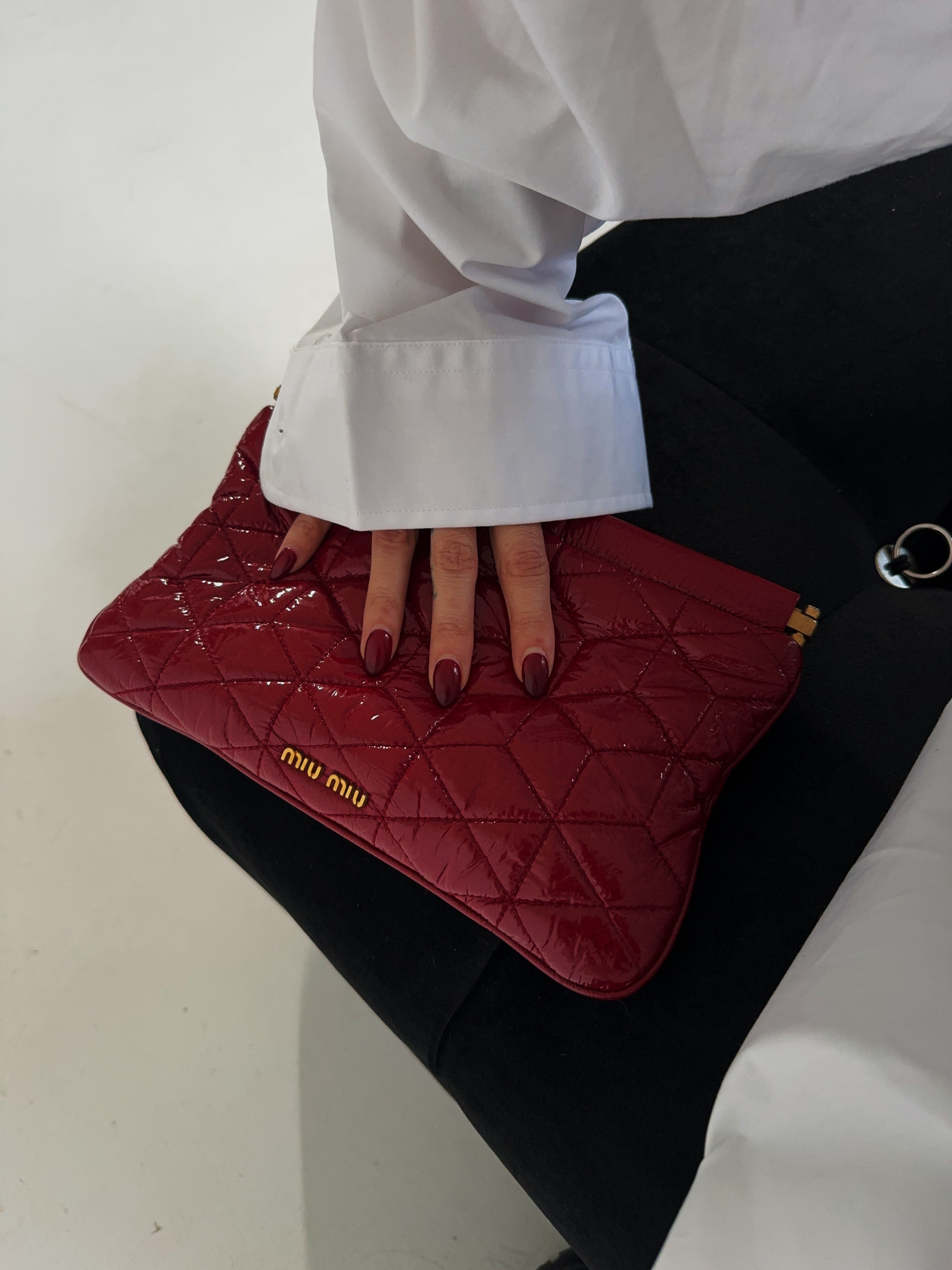 MIU MIU MATTELASSE CLUTCH