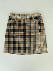 Burberry Haymarket Mini Skirt