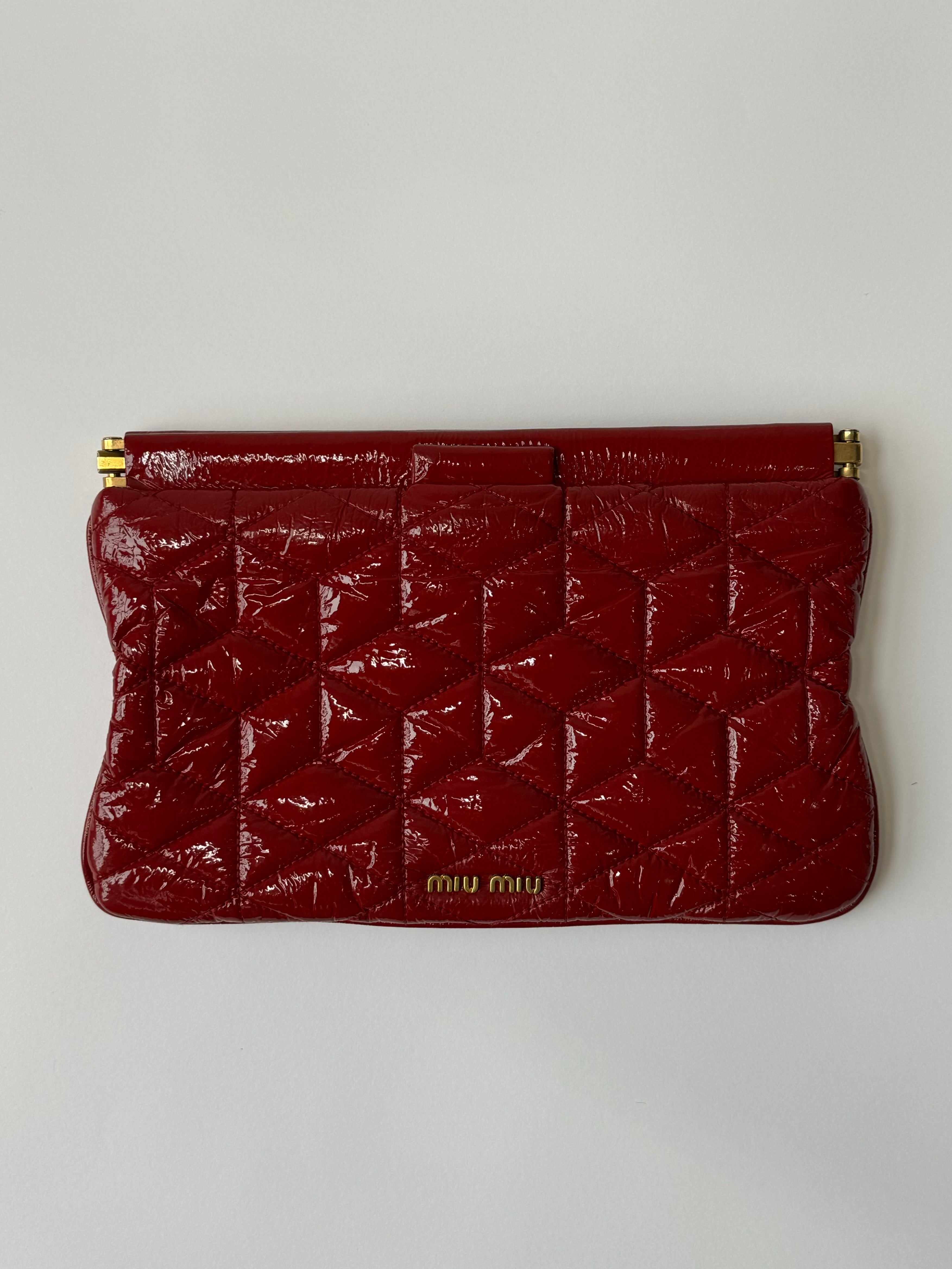 MIU MIU MATTELASSE CLUTCH