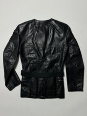 Loewe Leather Cinched Jacket