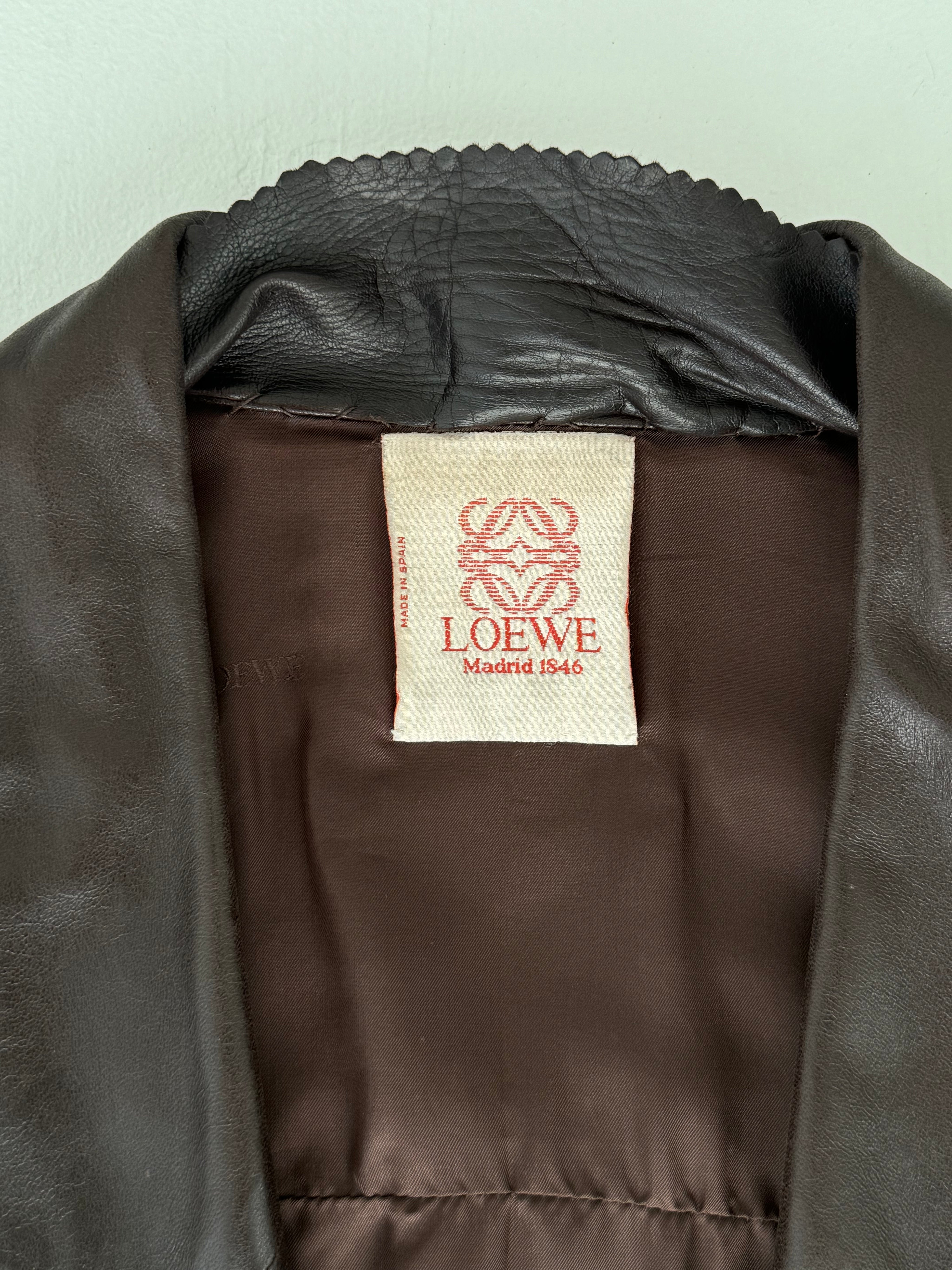 Loewe Archival Leather Blazer