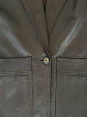 Loewe Archival Leather Blazer