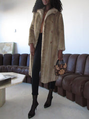 Vintage 70s Faux Fur Coat