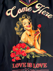 Dolce & Gabbana Silk Hawaii Pin Up Shirt