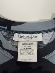 Dior SS'2002 Blue Camo Tee