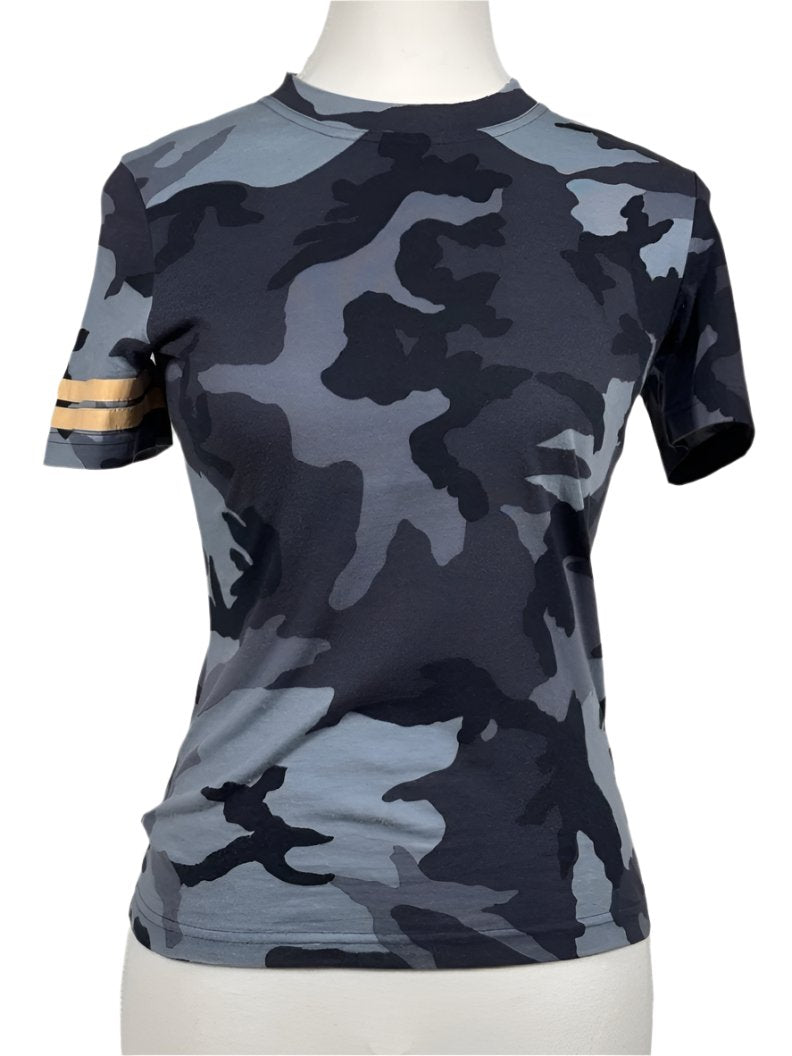 Dior SS'2002 Blue Camo Tee