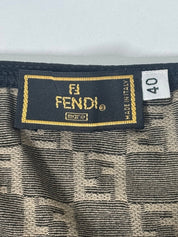 Fendi Zucchino Sleeveless Nylon Tank Top