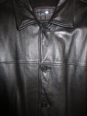 Leather Relaxed Fit Jacket