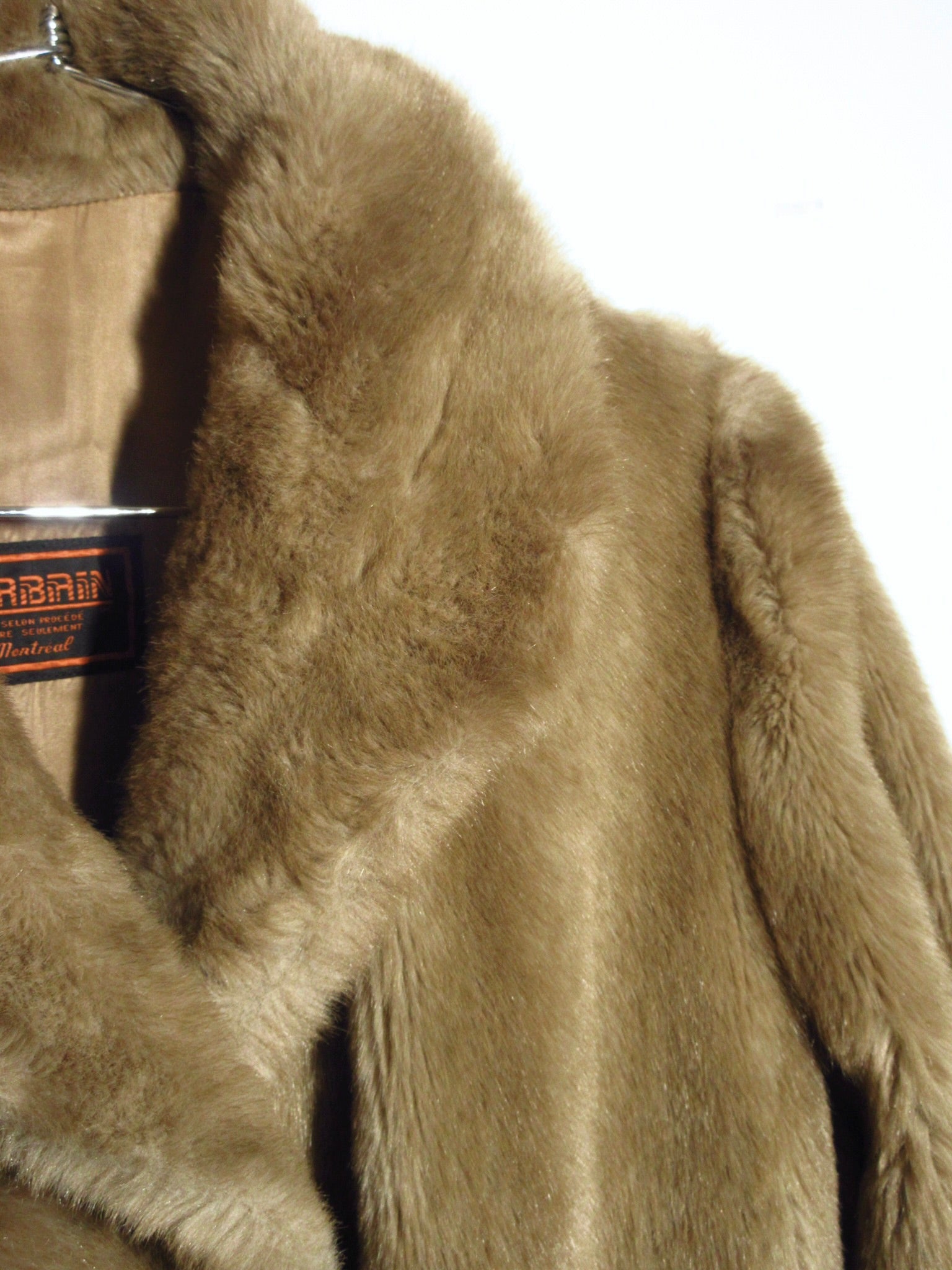 Vintage 70s Faux Fur Coat