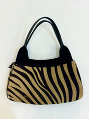 Ferragamo Animal Print Gancini Shoulder Bag