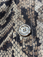 FW 2005 Dolce & Gabbana Snake Print Nylon Shirt