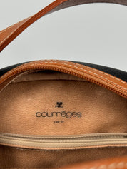 COURRÈGES TWO WAY ARCHIVE LEATHER BAG