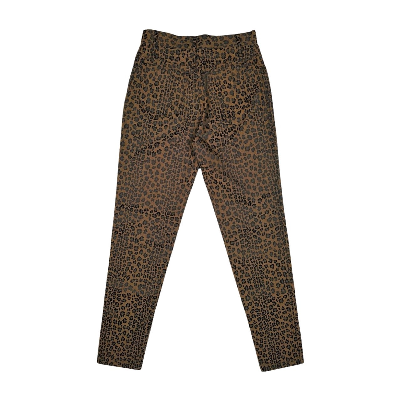 Fendi High Waist Leopard Print Jeans