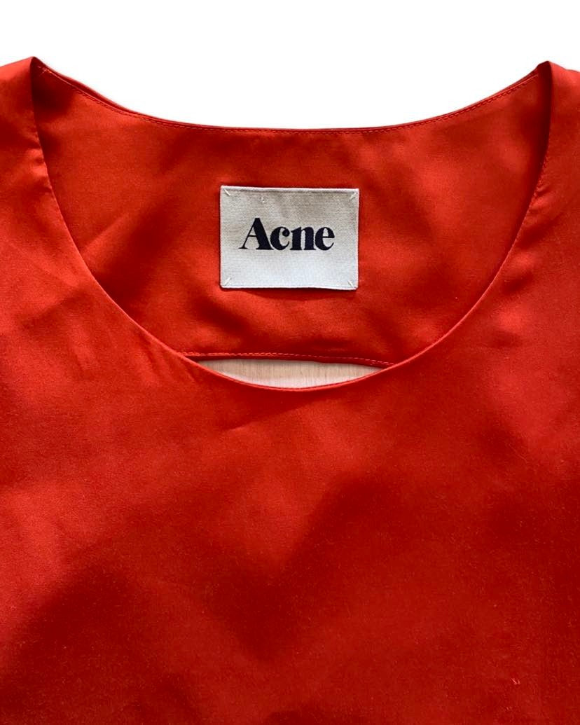 ACNE STUDIOS SCOOP BACK DRESS