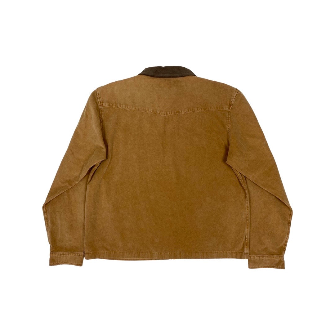 STUSSY WASHED CANVAS WORK JACKET