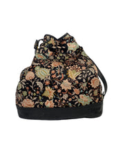 BALENCIAGA FLORAL PRINT DRAWSTRING BAG