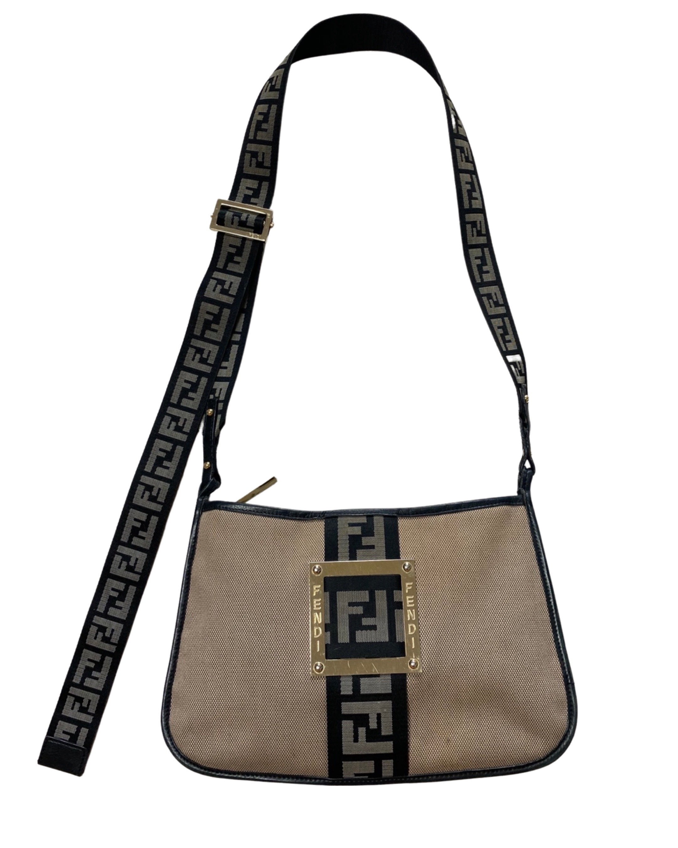 FENDI ZUCCA SHOULDER BAG