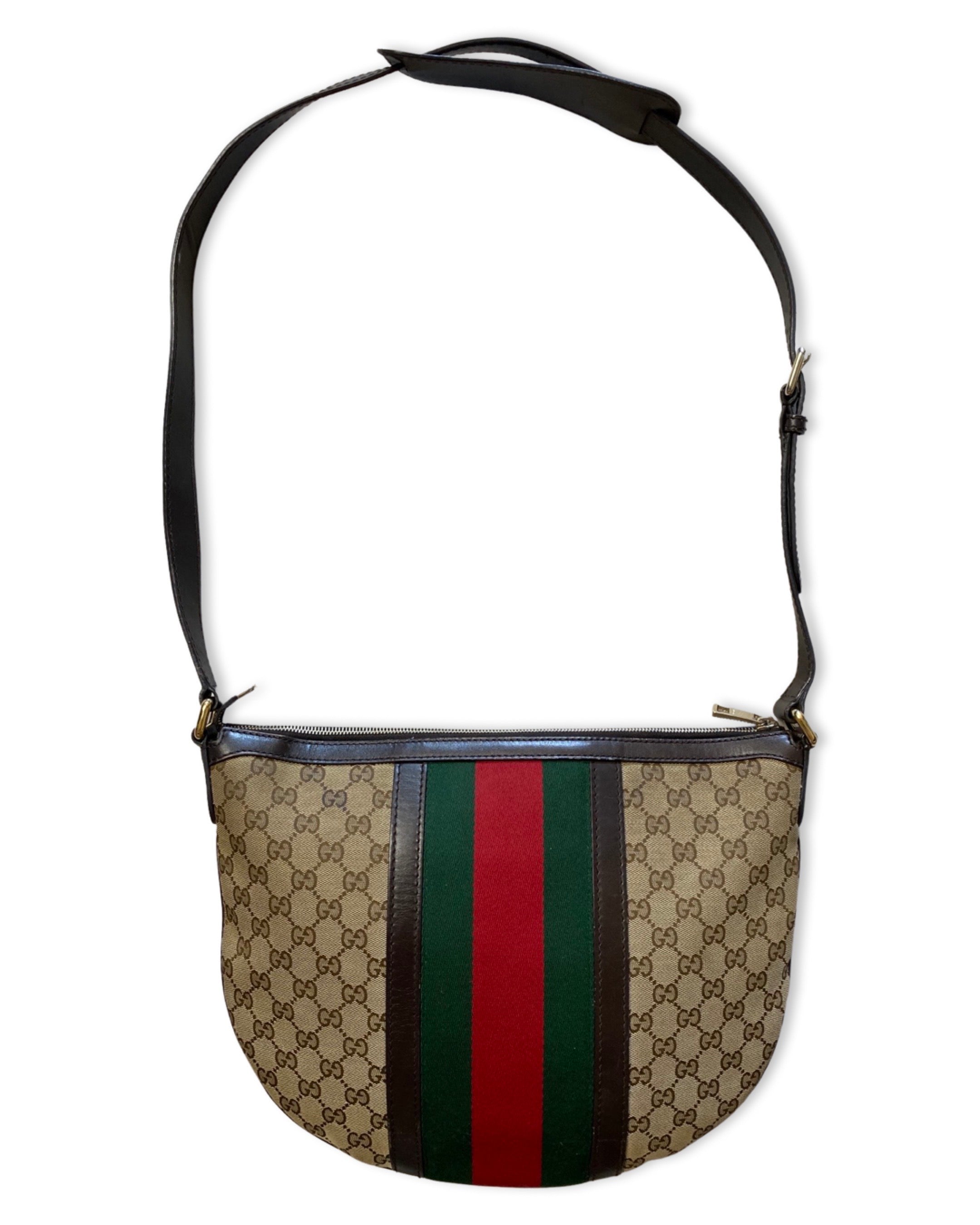 GUCCI GG WEB CROSSBODY BAG