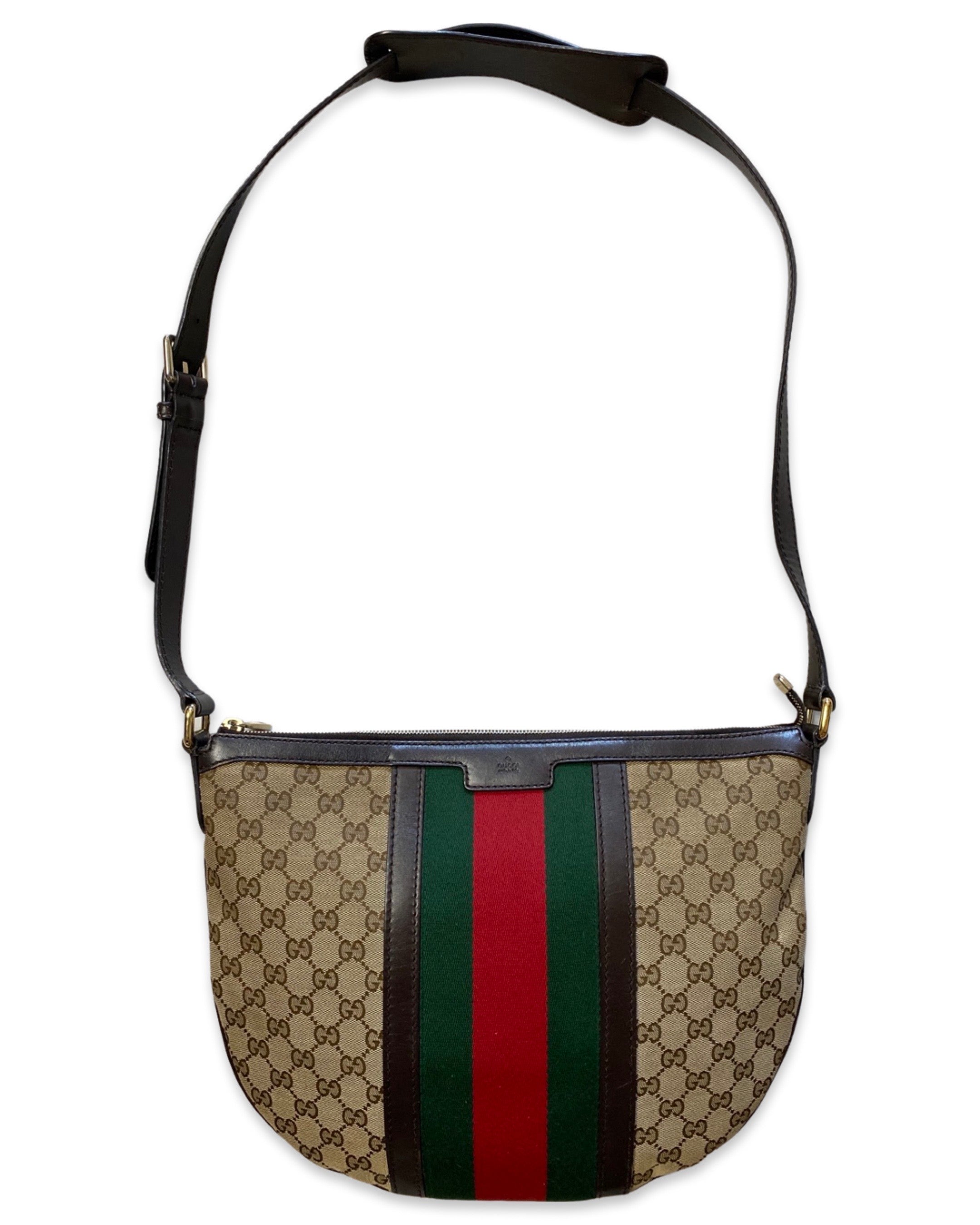 GUCCI GG WEB CROSSBODY BAG