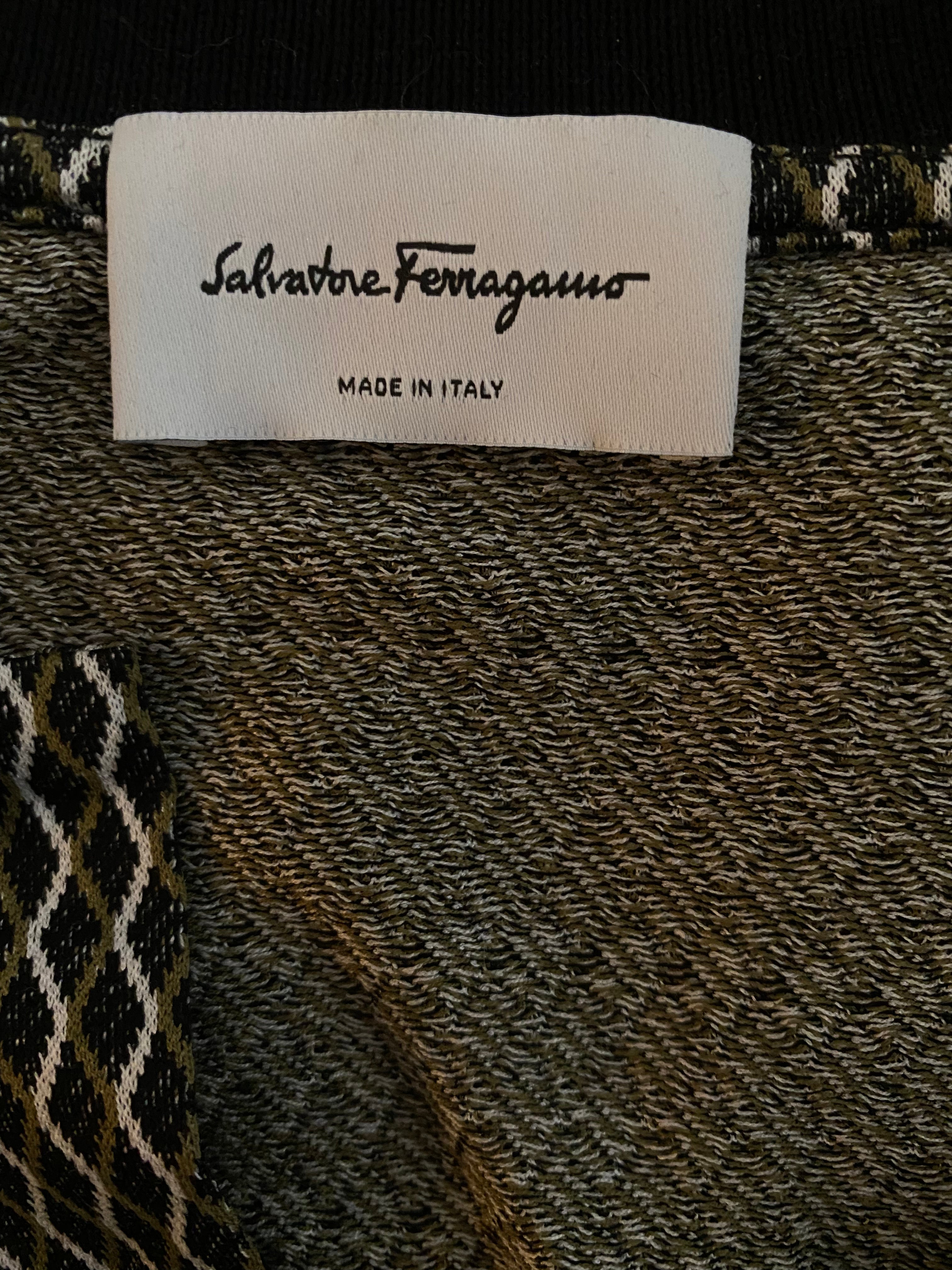 FERRAGAMO PRINTED POLO