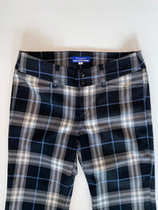 BURBERRY LOW RISE HAYMARKET PANTS