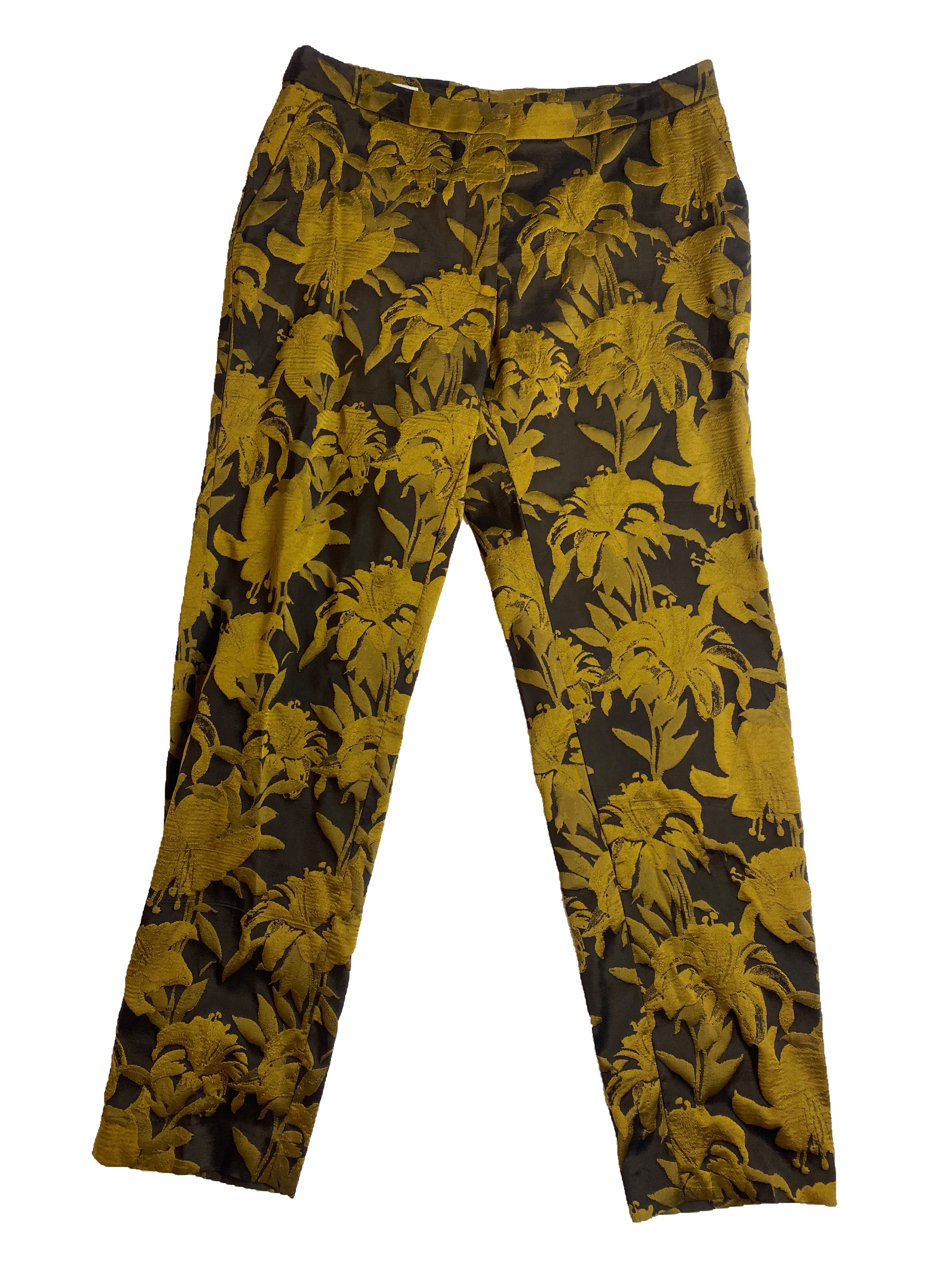 DRIES VAN NOTEN JACQUARD TROUSERS